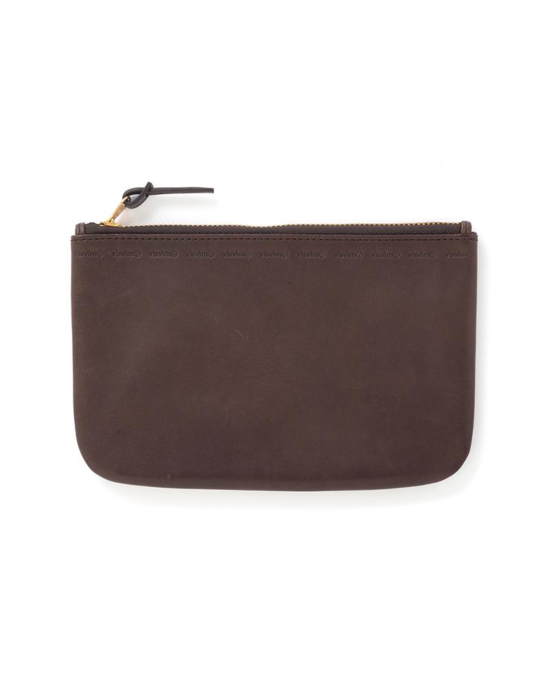 小物 visvim LEATHER BANK POUCH DK.BROWN LEATHER TRAVEL POUCH | Visvim Official North American Web Store